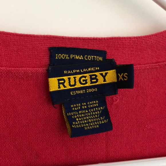 Red Rugby Cardigan - Picture 4 of 6